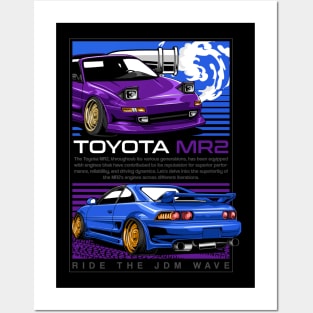 Toyota MR2 Ride The JDM Wave Posters and Art